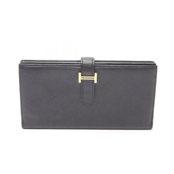 Hermes BEARN SOUFFLET Epsom Long Wallet - Picture 1 of 10
